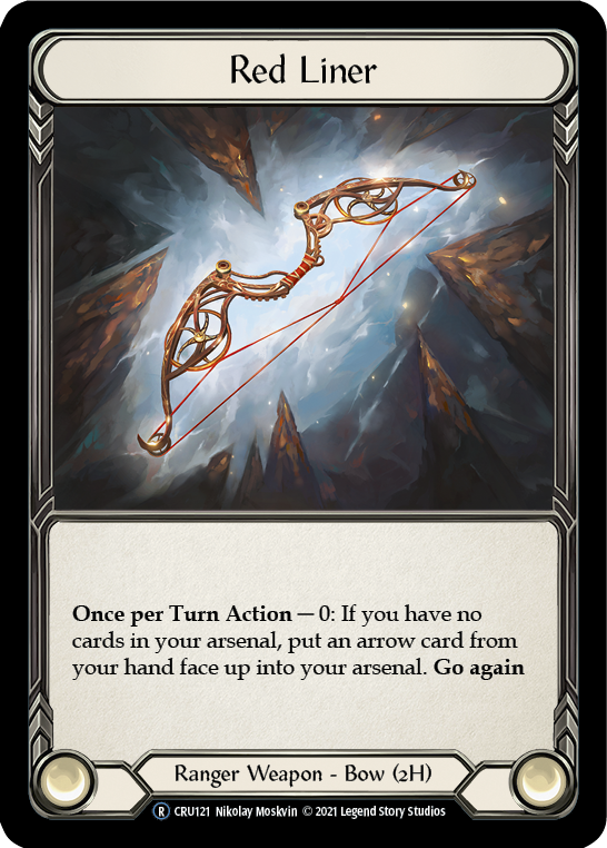 Red Liner (Rainbow Foil) [CRU121-RF] Unlimited Rainbow Foil | Webway Games