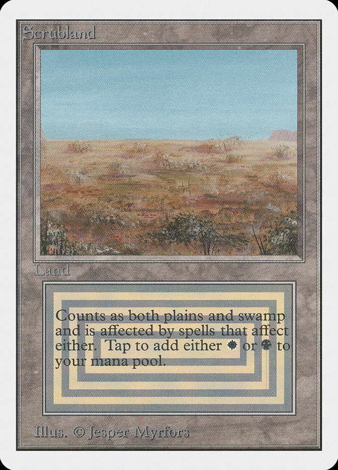 Scrubland [Unlimited Edition] | Webway Games