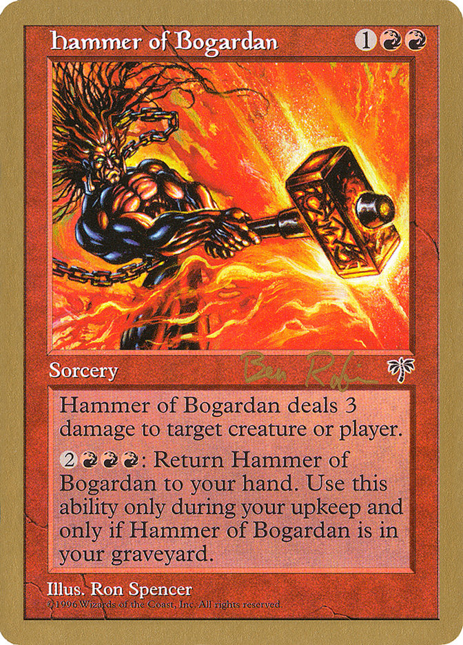 Hammer of Bogardan (Ben Rubin) [World Championship Decks 1998] | Webway Games