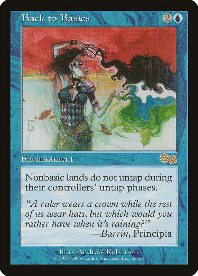 Back to Basics [Urza's Saga] | Webway Games