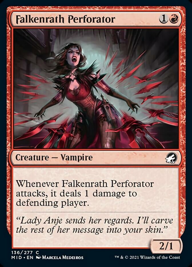 Falkenrath Perforator [Innistrad: Midnight Hunt] | Webway Games