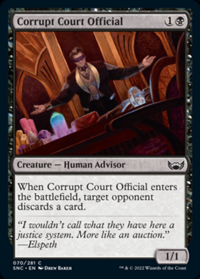 Corrupt Court Official [Streets of New Capenna] | Webway Games