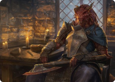 Jaded Sell-Sword Art Card [Dungeons & Dragons: Adventures in the Forgotten Realms Art Series] | Webway Games