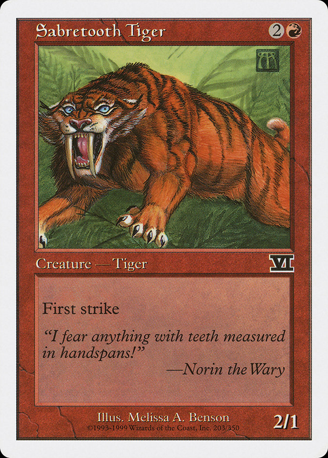 Sabretooth Tiger [Classic Sixth Edition] | Webway Games