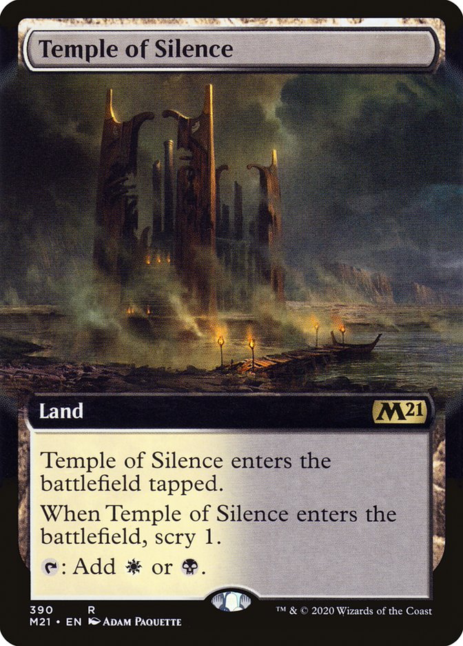 Temple of Silence (Extended Art) [Core Set 2021] | Webway Games