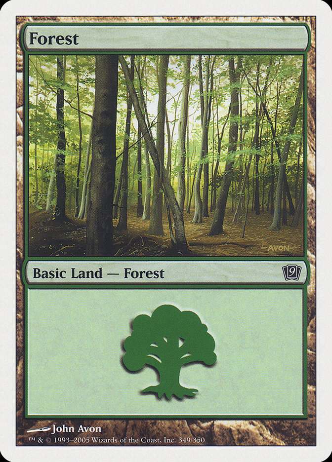 Forest (#349) [Ninth Edition] | Webway Games