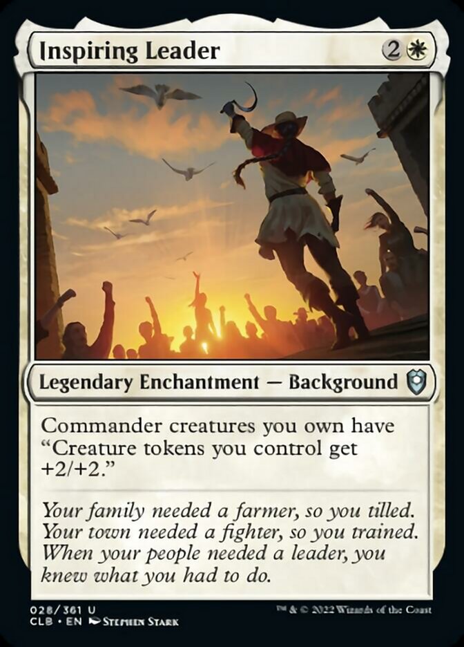 Inspiring Leader [Commander Legends: Battle for Baldur's Gate] | Webway Games