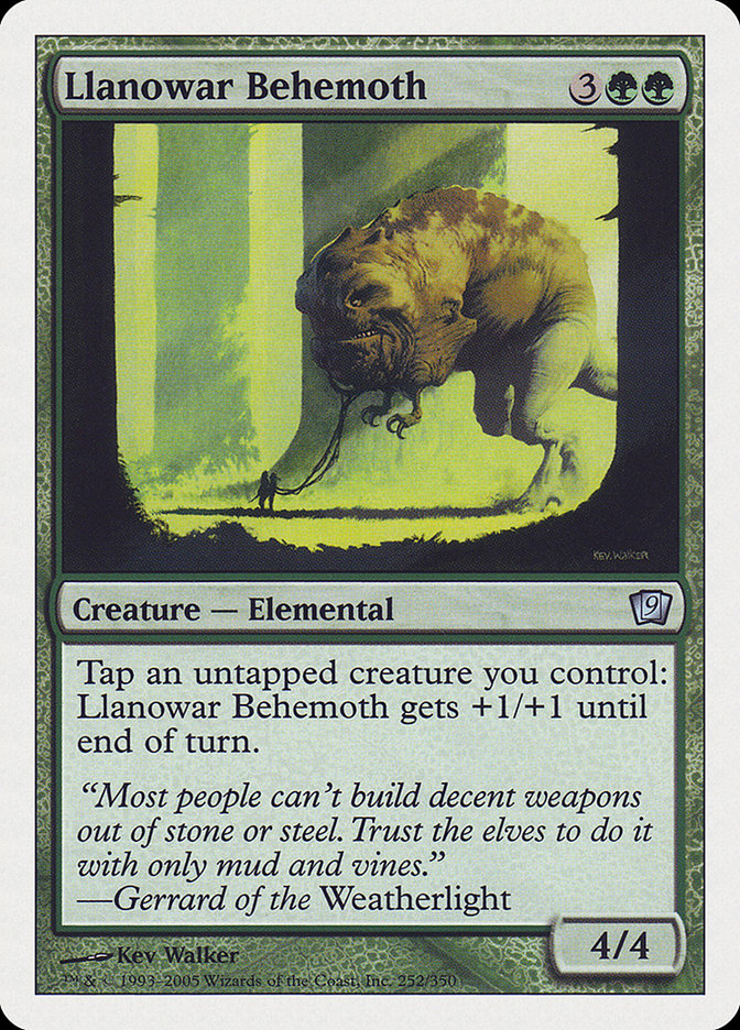 Llanowar Behemoth [Ninth Edition] | Webway Games