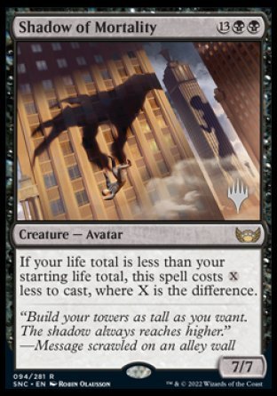 Shadow of Mortality (Promo Pack) [Streets of New Capenna Promos] | Webway Games