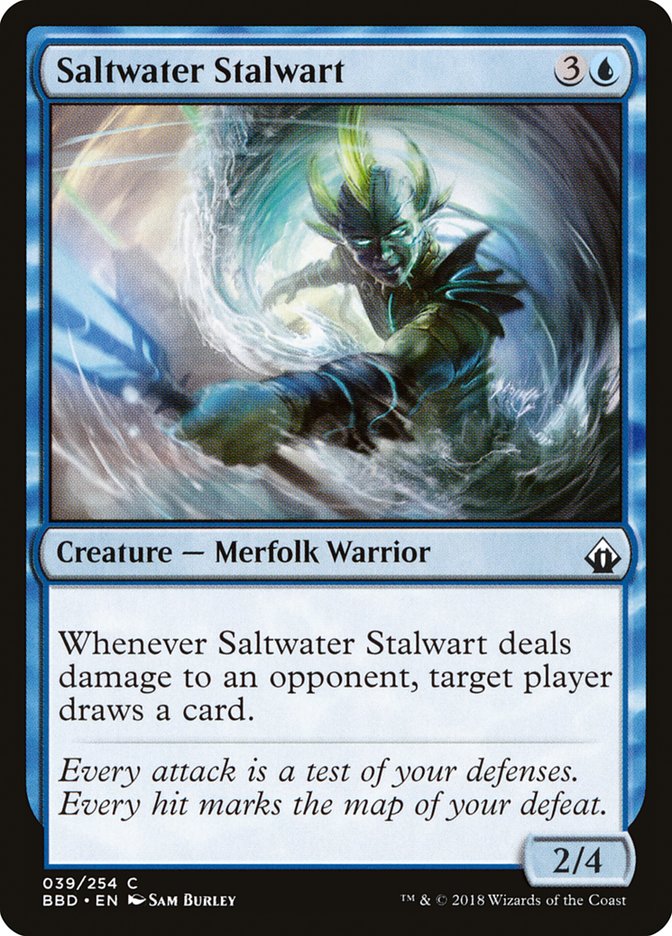 Saltwater Stalwart [Battlebond] | Webway Games