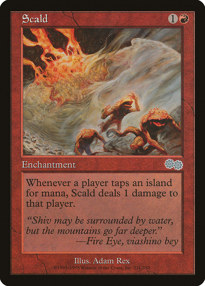 Scald [Urza's Saga] | Webway Games