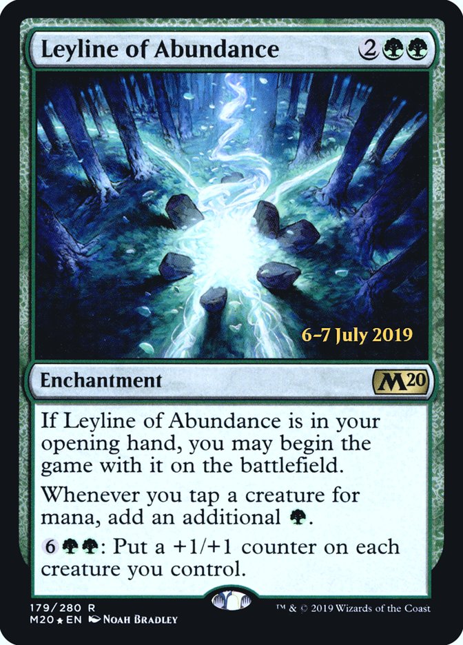 Leyline of Abundance  [Core Set 2020 Prerelease Promos] | Webway Games