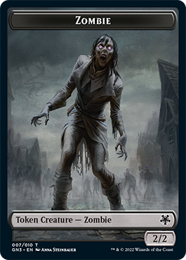 Zombie // Angel Double-Sided Token [Game Night: Free-for-All Tokens] | Webway Games
