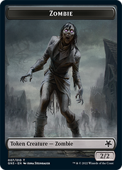 Zombie // Treasure Double-Sided Token [Game Night: Free-for-All Tokens] | Webway Games