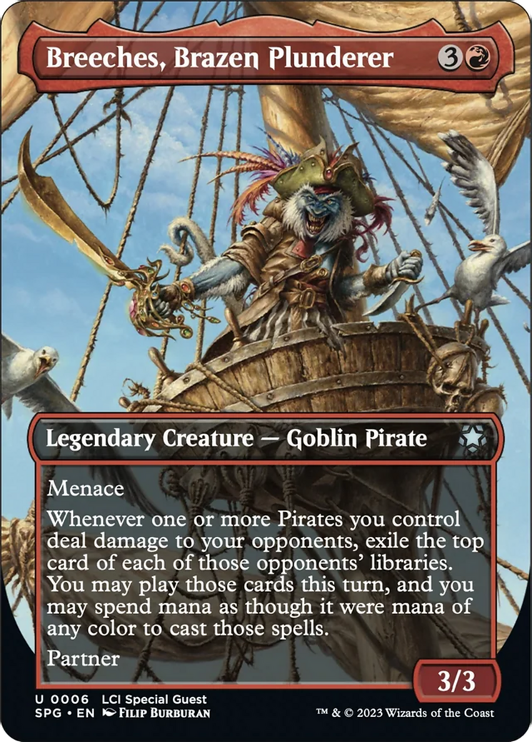 Breeches, Brazen Plunderer (Borderless) [The Lost Caverns of Ixalan Special Guests] | Webway Games