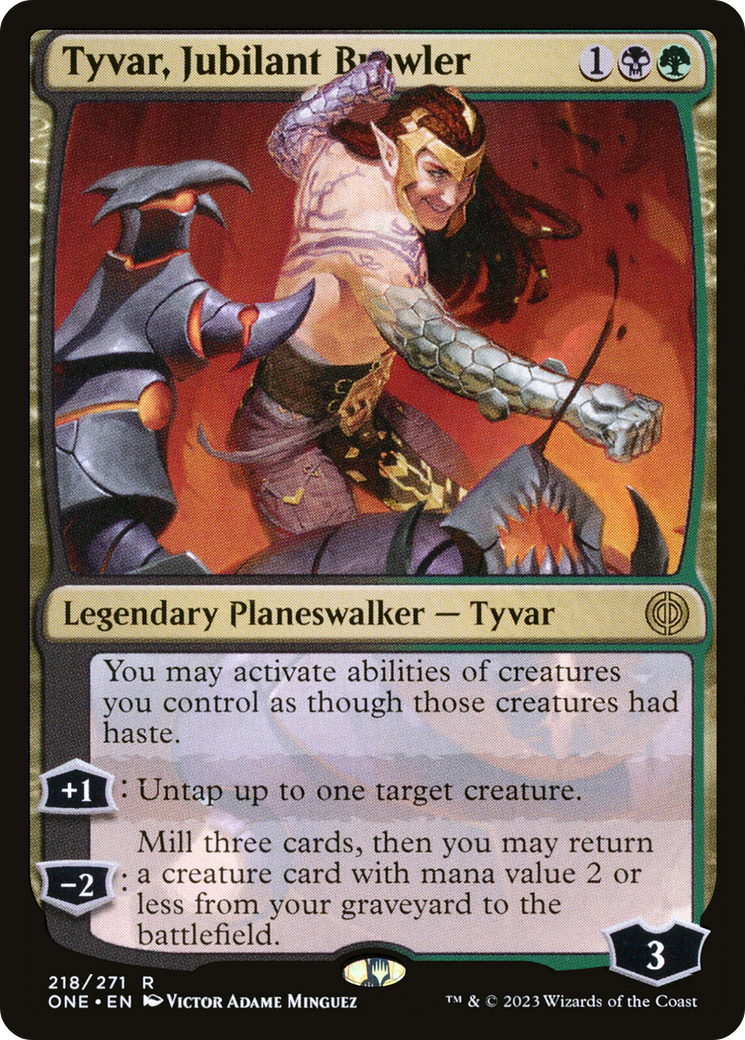 Tyvar, Jubilant Brawler [Phyrexia: All Will Be One] | Webway Games