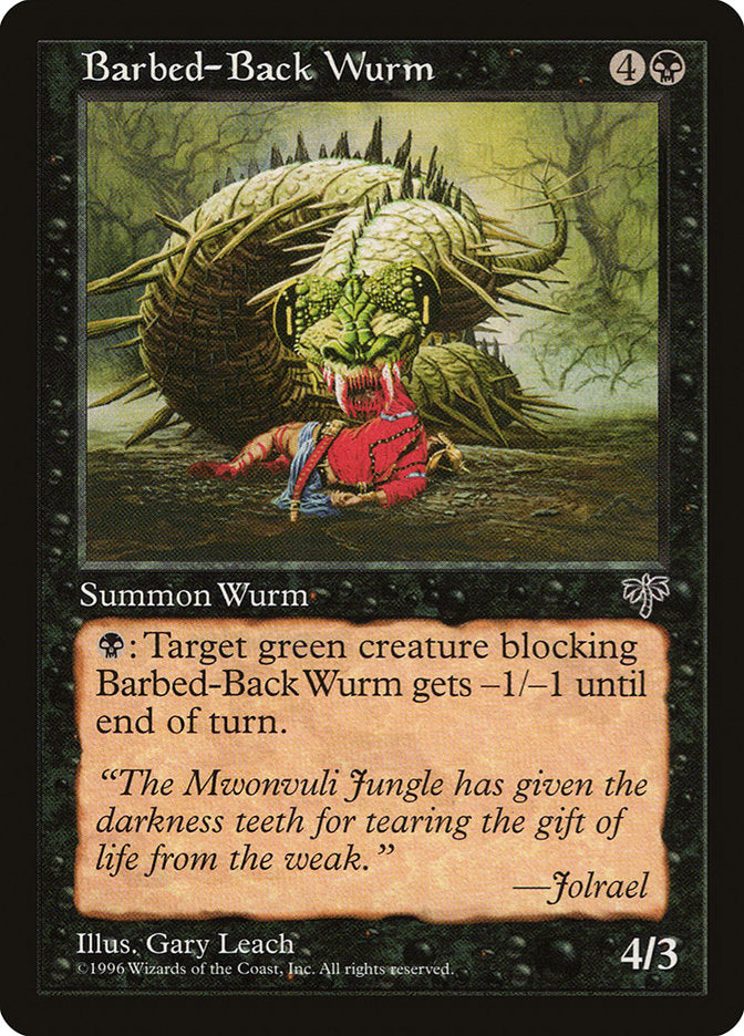 Barbed-Back Wurm [Mirage] | Webway Games