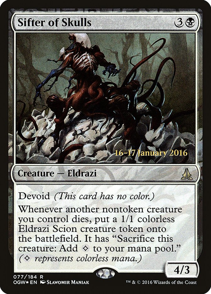 Sifter of Skulls (Prerelease) [Oath of the Gatewatch Prerelease Promos] | Webway Games