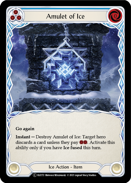 Amulet of Ice [U-ELE172] Unlimited Normal | Webway Games