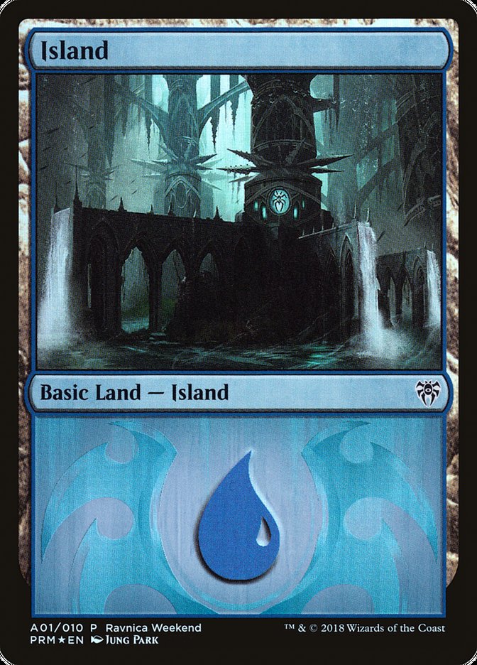 Island (#A01) [Guilds of Ravnica Ravnica Weekend] | Webway Games