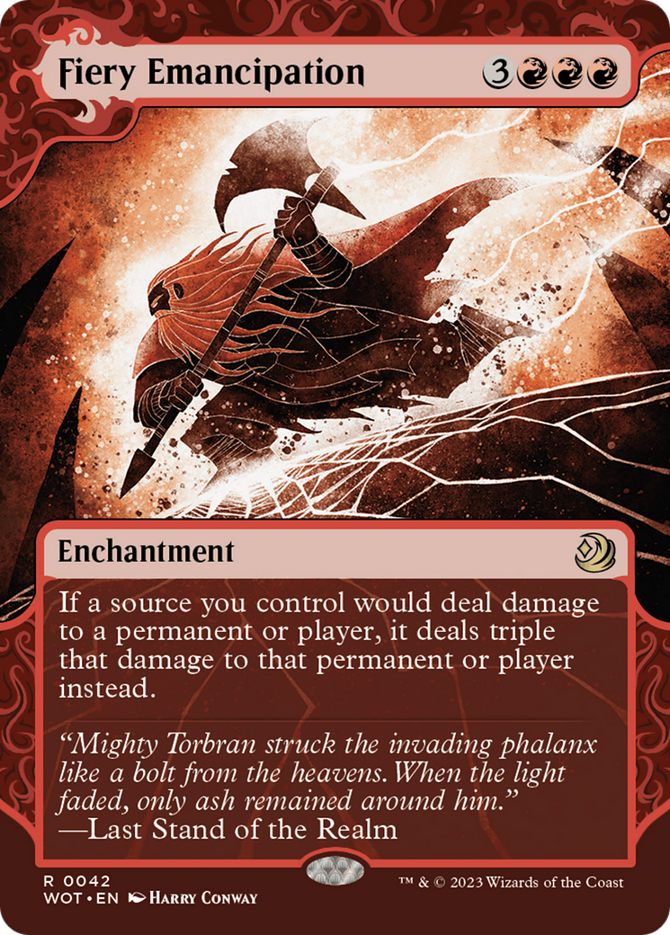 Fiery Emancipation [Wilds of Eldraine: Enchanting Tales] | Webway Games