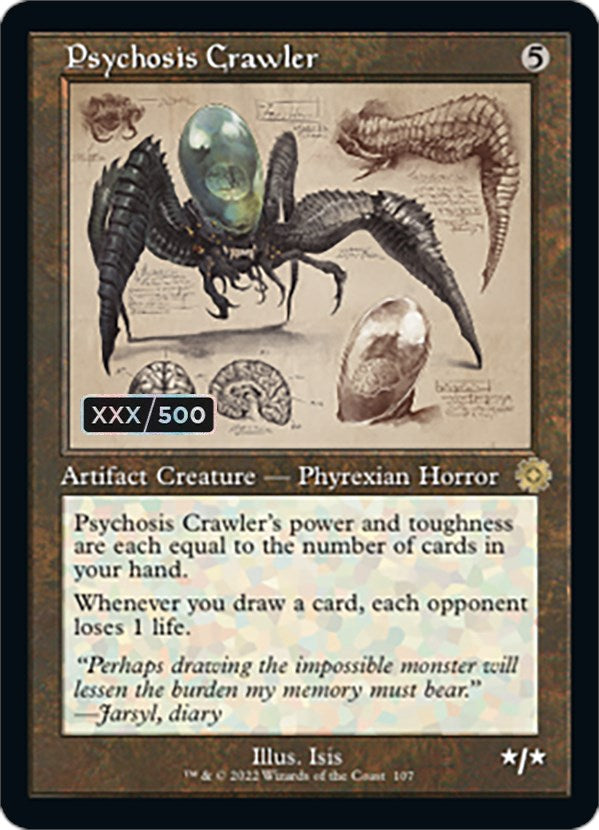Psychosis Crawler (Retro Schematic) (Serial Numbered) [The Brothers' War Retro Artifacts] | Webway Games
