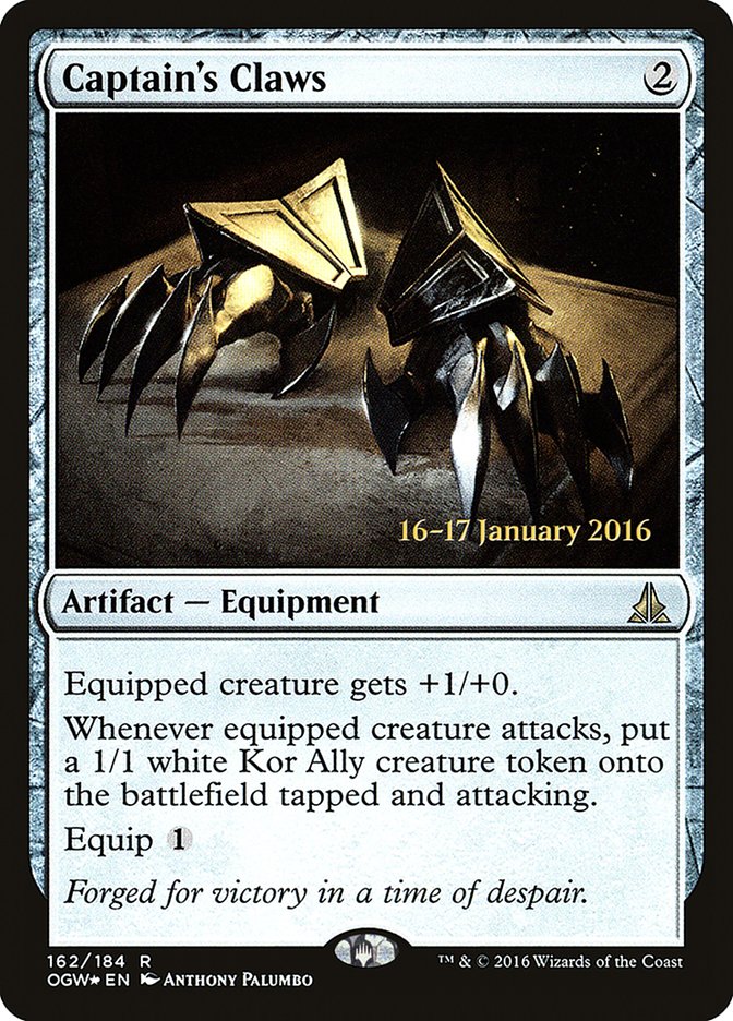 Captain's Claws (Prerelease) [Oath of the Gatewatch Prerelease Promos] | Webway Games
