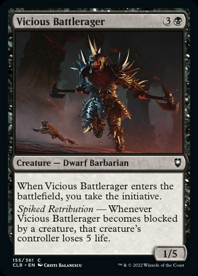 Vicious Battlerager [Commander Legends: Battle for Baldur's Gate] | Webway Games