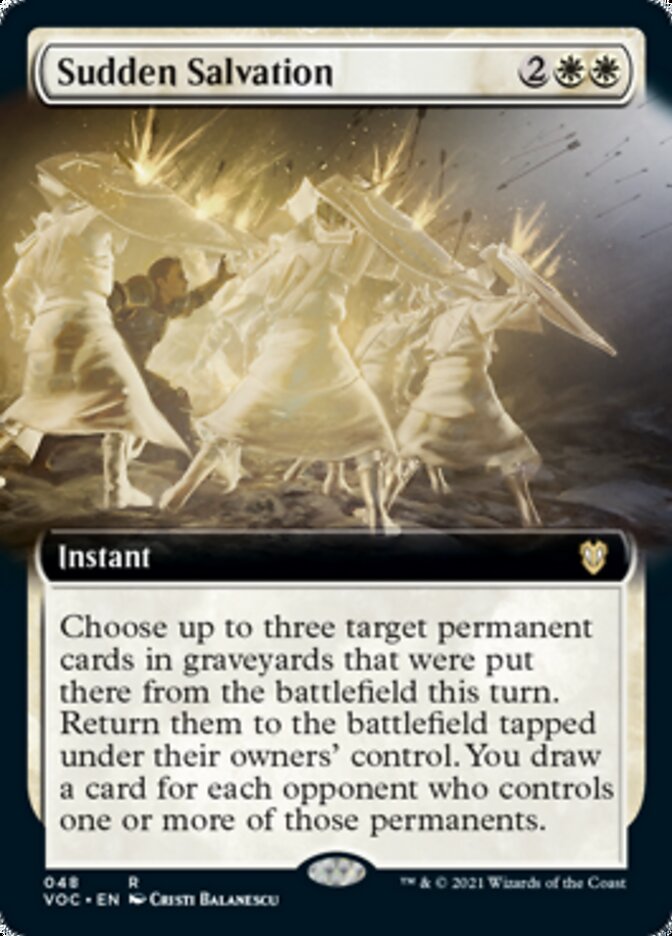 Sudden Salvation (Extended) [Innistrad: Crimson Vow Commander] | Webway Games