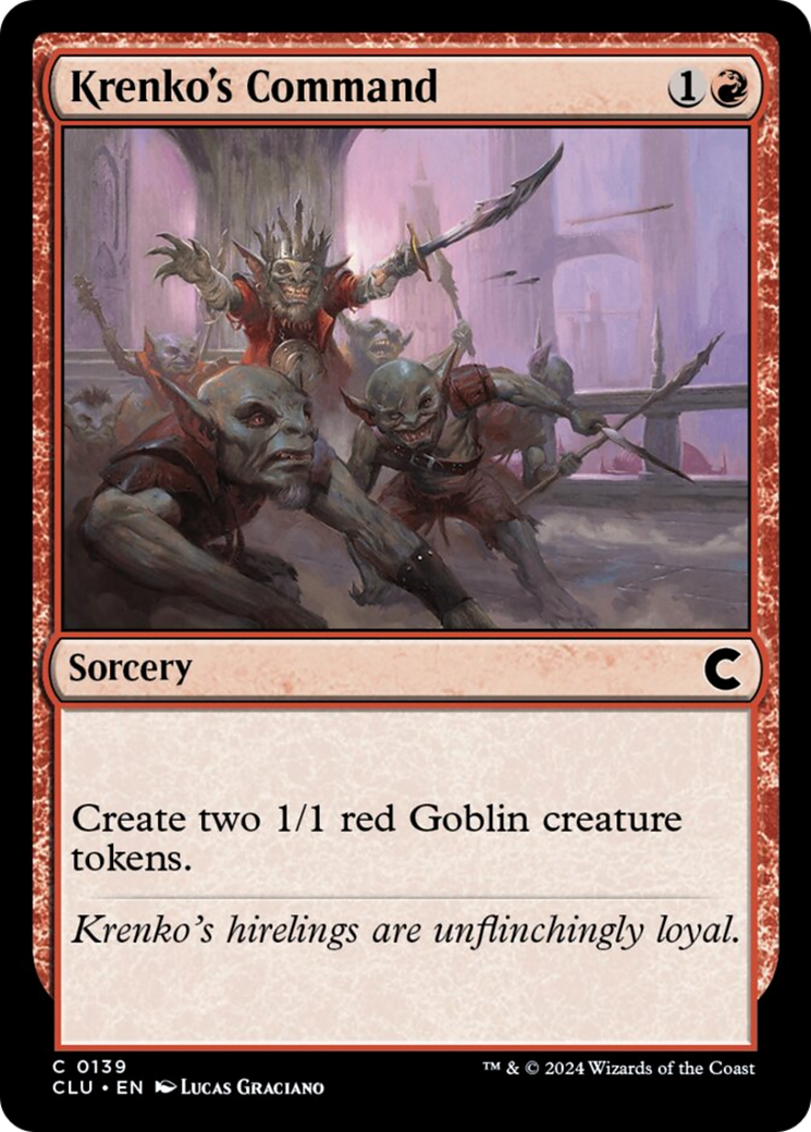 Krenko's Command [Ravnica: Clue Edition] | Webway Games