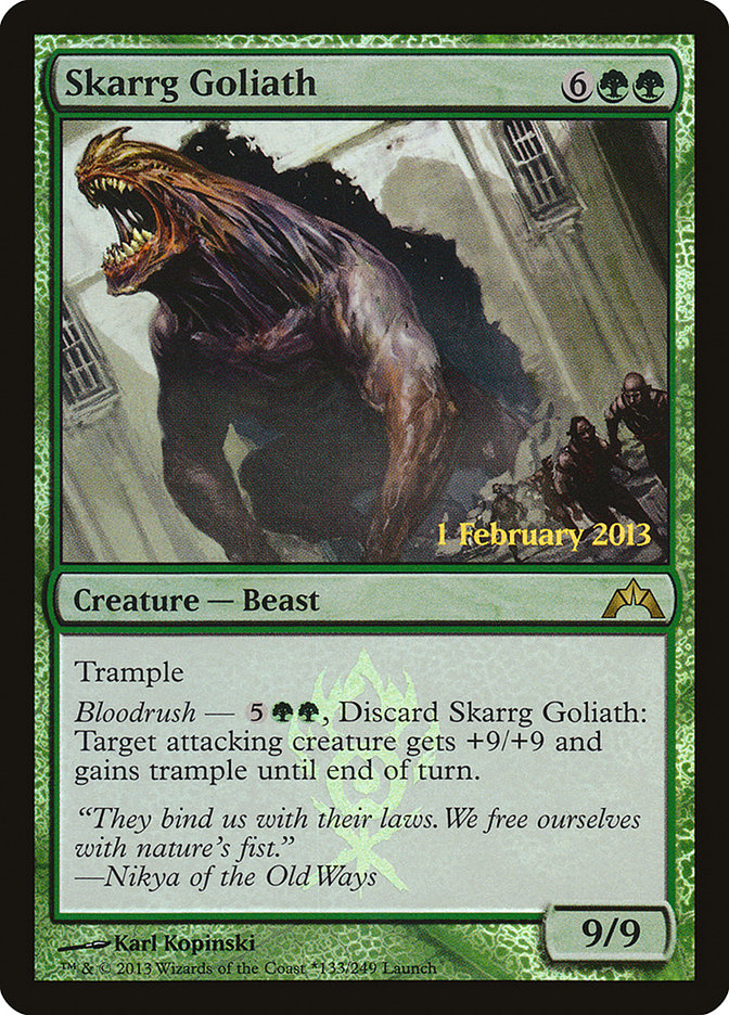 Skarrg Goliath (Launch) [Gatecrash Prerelease Promos] | Webway Games