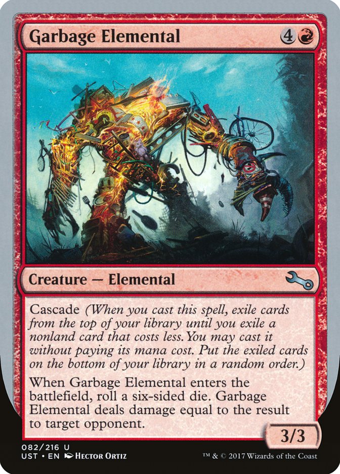 Garbage Elemental (3/3 Creature) [Unstable] | Webway Games