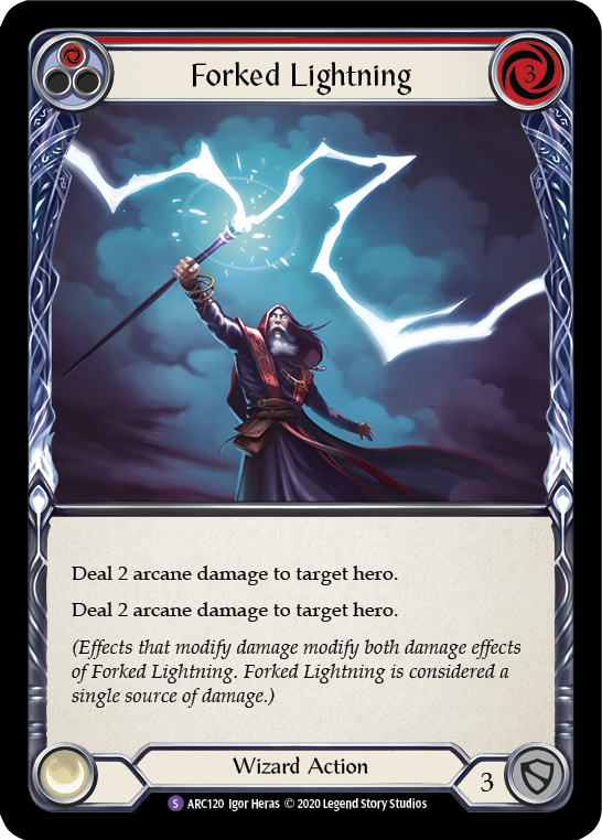 Forked Lightning [ARC120] Unlimited Rainbow Foil | Webway Games