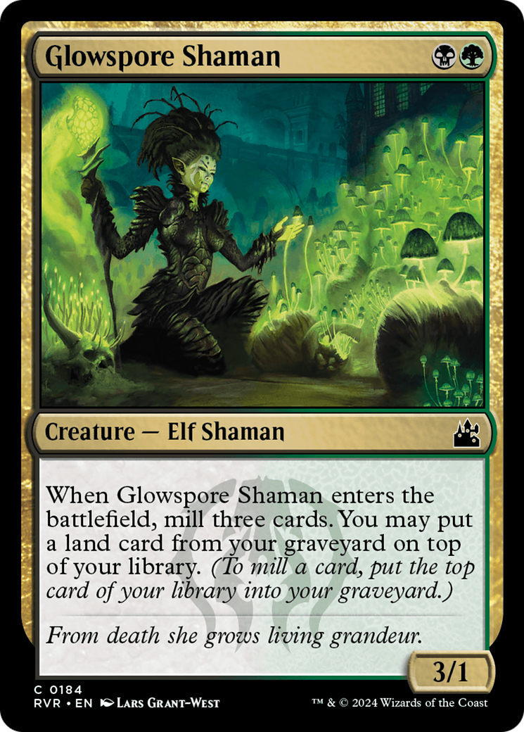 Glowspore Shaman [Ravnica Remastered] | Webway Games