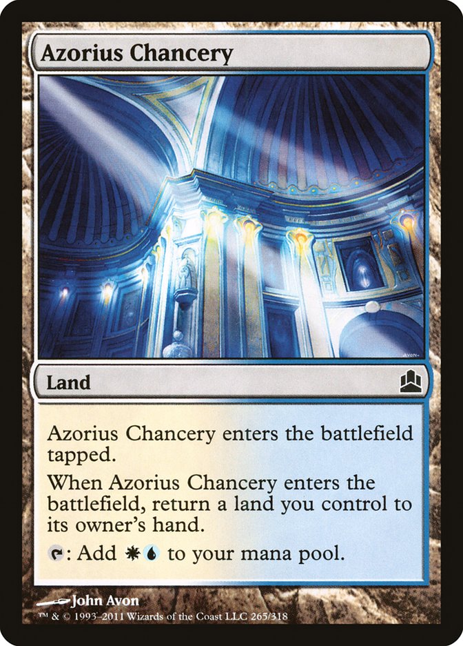 Azorius Chancery [Commander 2011] | Webway Games