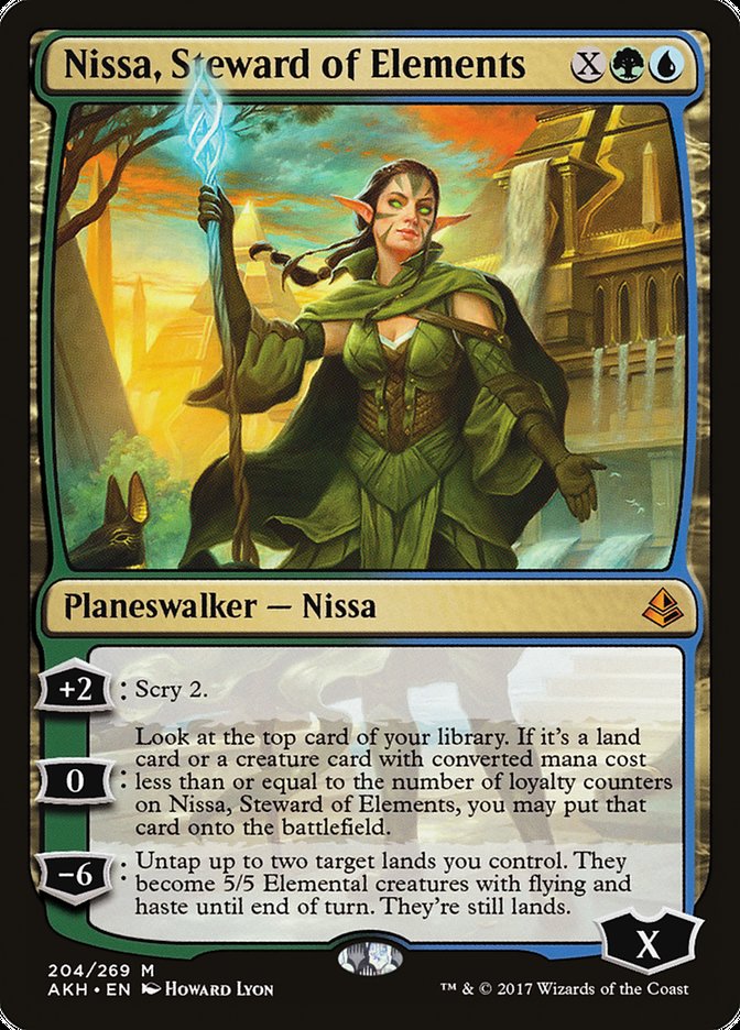 Nissa, Steward of Elements [Amonkhet] | Webway Games
