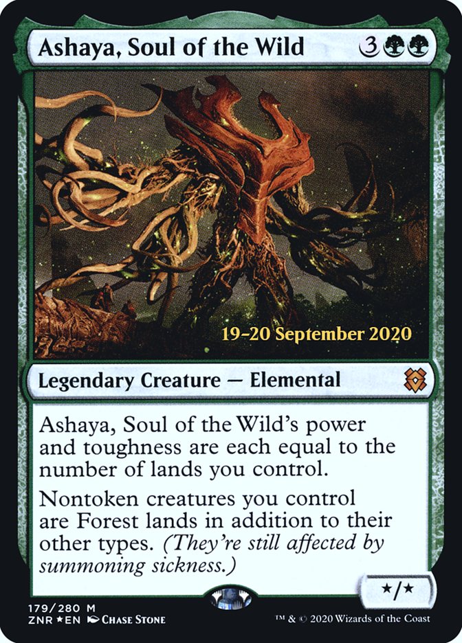 Ashaya, Soul of the Wild  [Zendikar Rising Prerelease Promos] | Webway Games