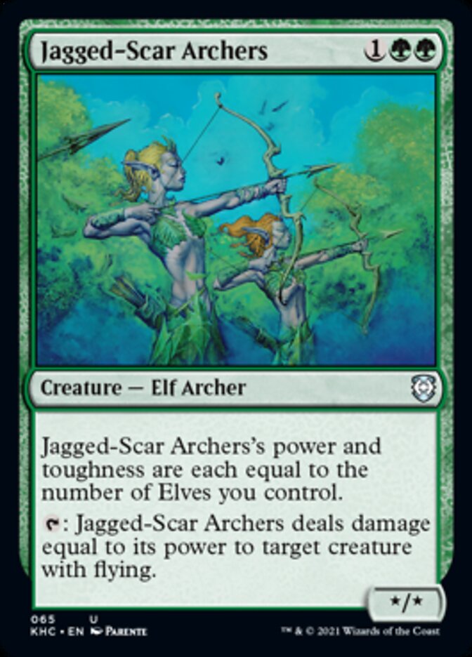 Jagged-Scar Archers [Kaldheim Commander] | Webway Games