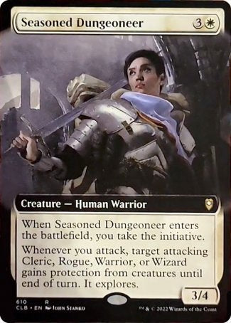 Seasoned Dungeoneer (Extended Art) [Commander Legends: Battle for Baldur's Gate] | Webway Games