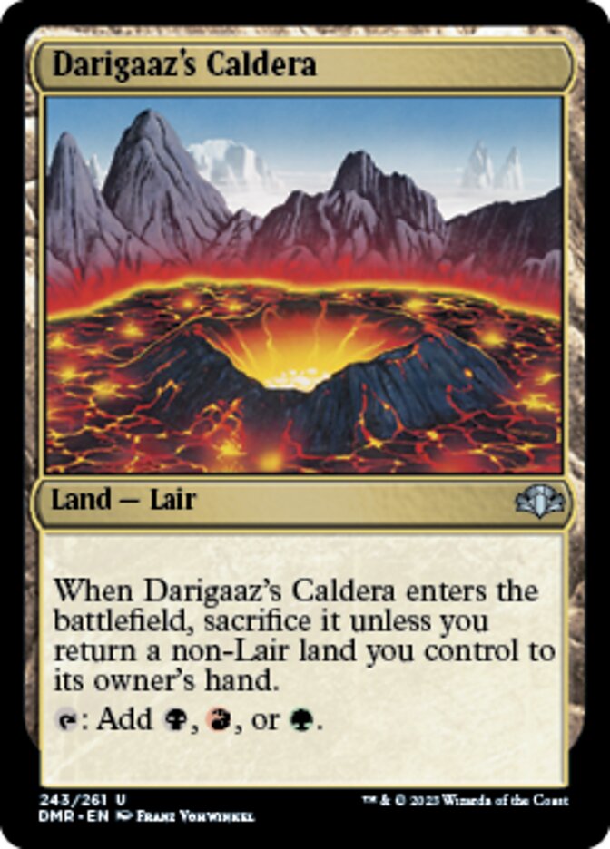 Darigaaz's Caldera [Dominaria Remastered] | Webway Games