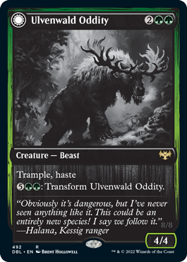 Ulvenwald Oddity // Ulvenwald Behemoth [Innistrad: Double Feature] | Webway Games