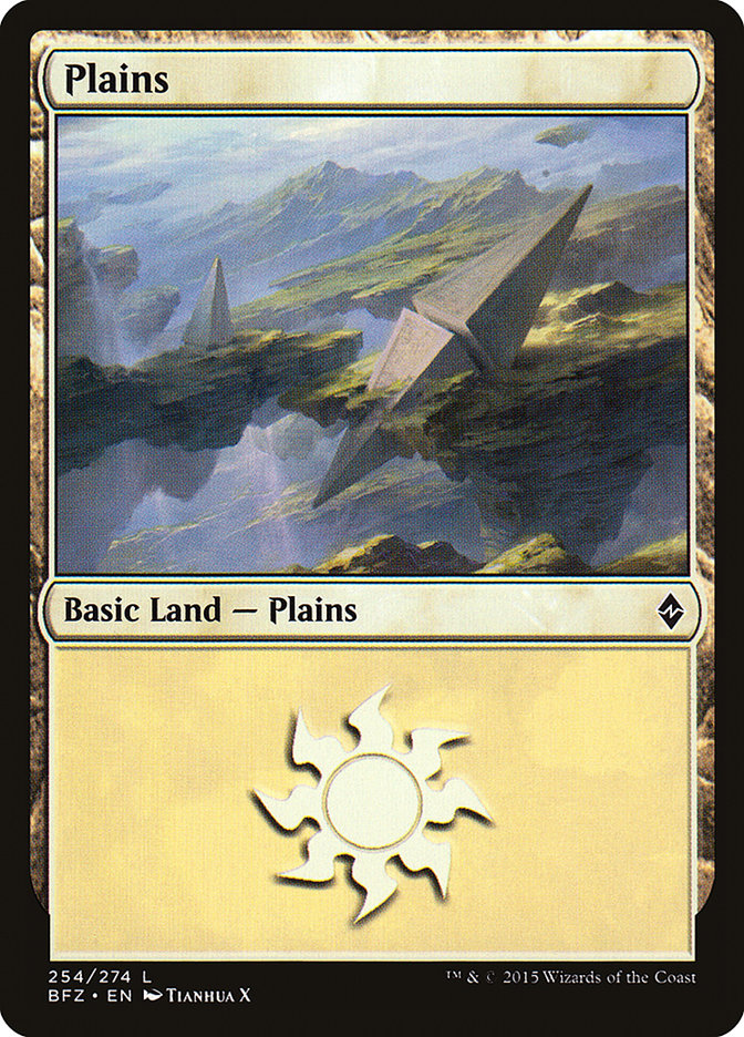 Plains (#254a) [Battle for Zendikar] | Webway Games