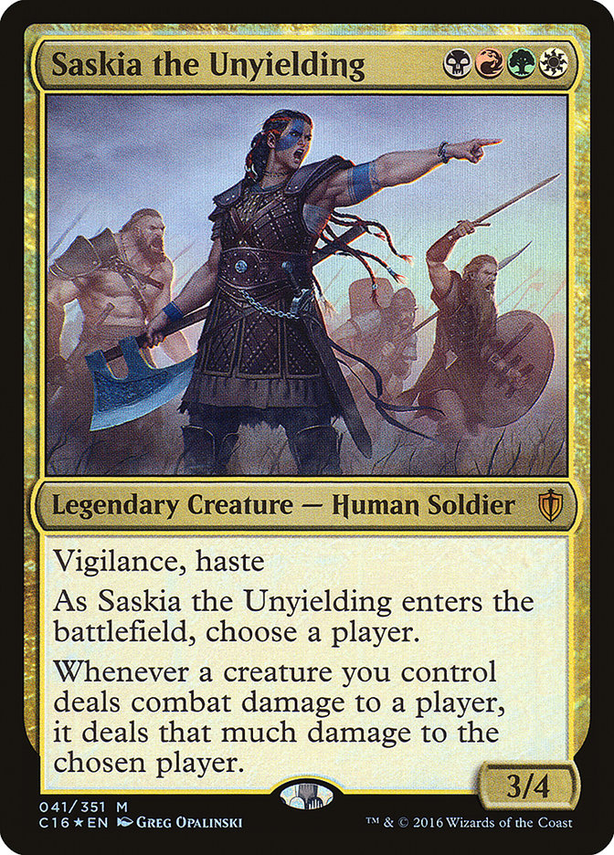 Saskia the Unyielding [Commander 2016] | Webway Games
