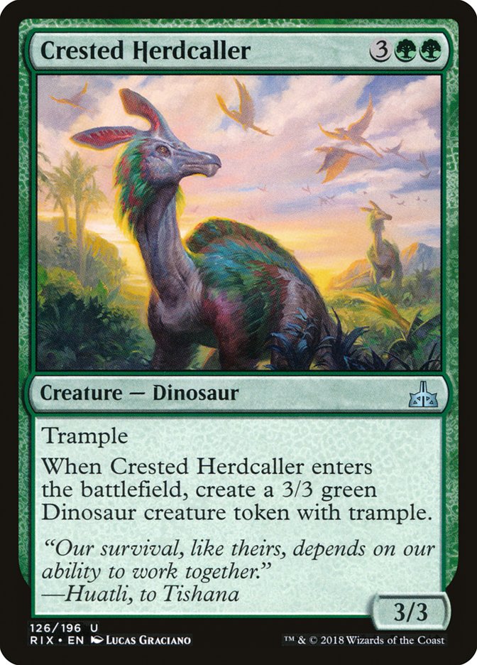 Crested Herdcaller [Rivals of Ixalan] | Webway Games