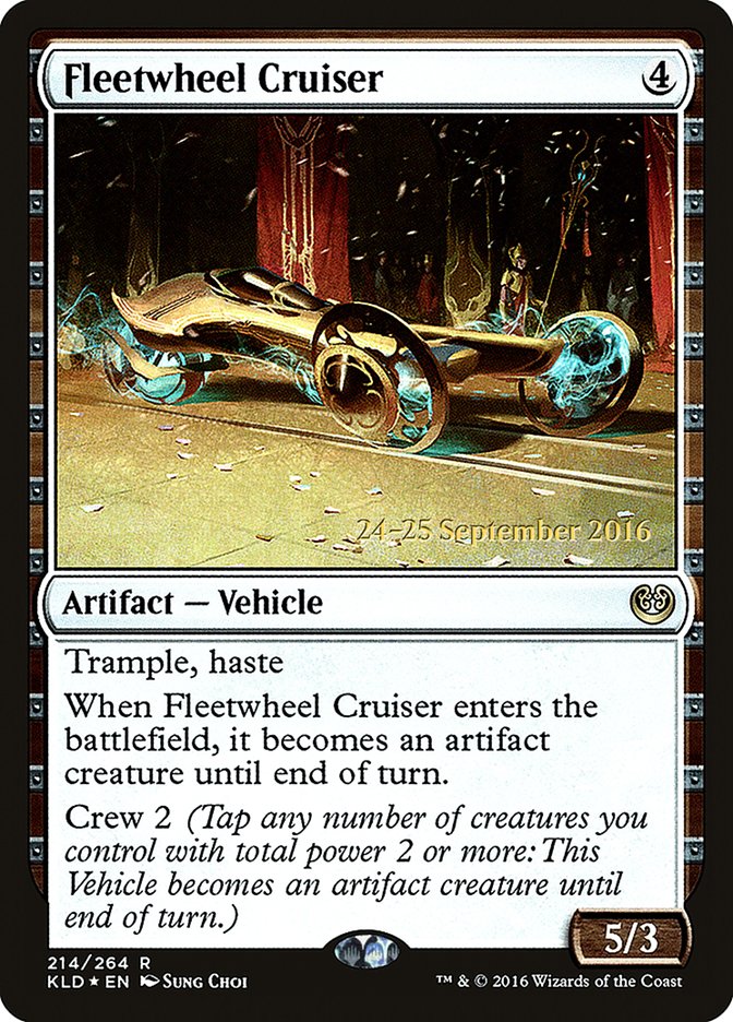 Fleetwheel Cruiser  (Prerelease) [Kaladesh Prerelease Promos] | Webway Games
