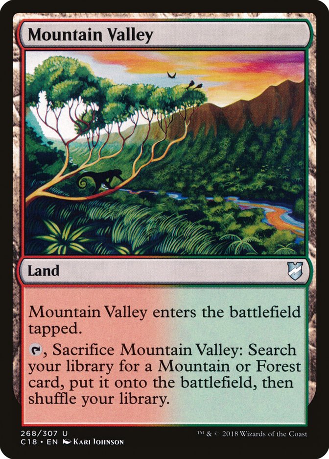 Mountain Valley [Commander 2018] | Webway Games