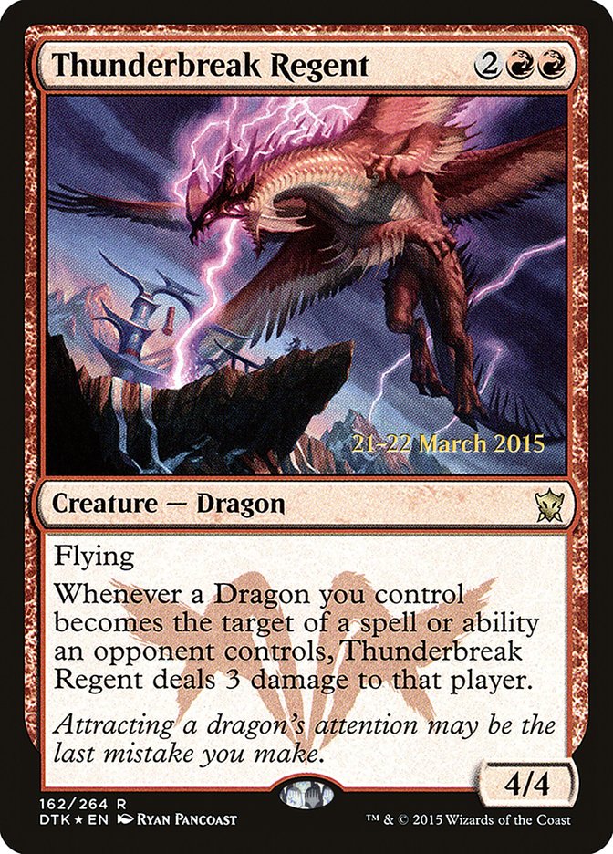 Thunderbreak Regent  [Dragons of Tarkir Prerelease Promos] | Webway Games