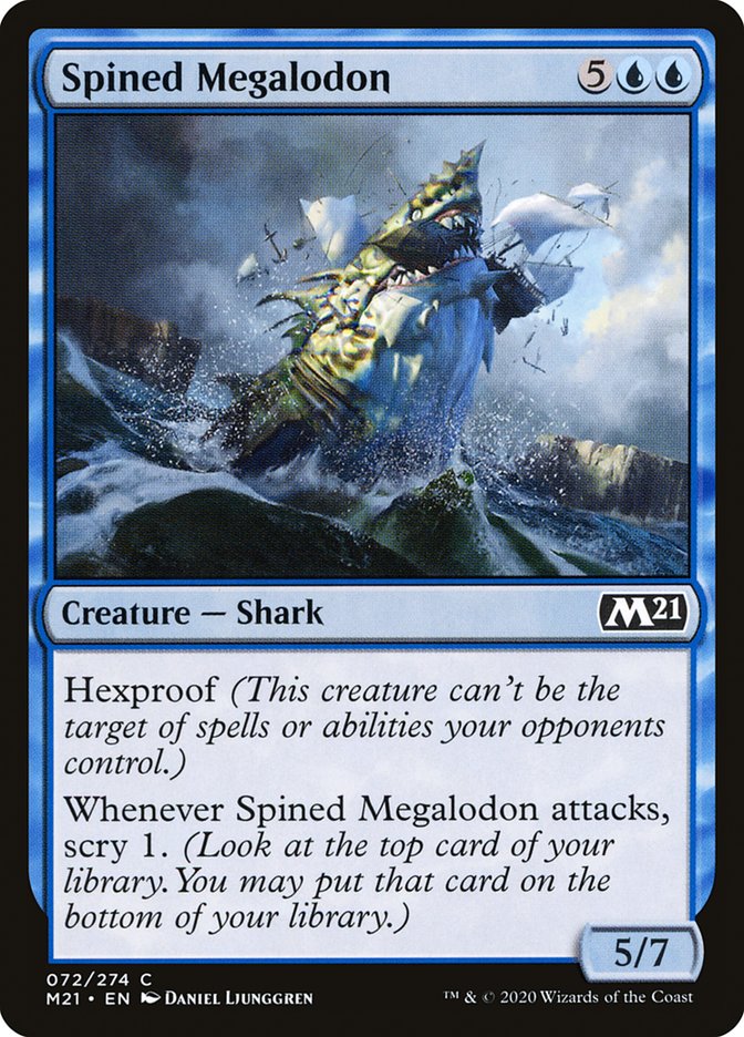 Spined Megalodon [Core Set 2021] | Webway Games