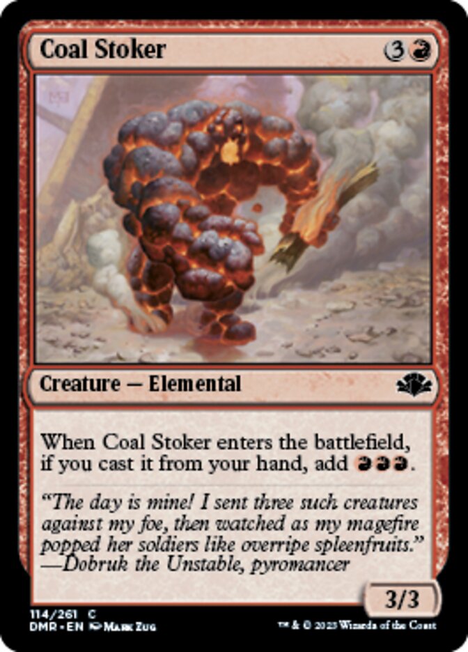 Coal Stoker [Dominaria Remastered] | Webway Games