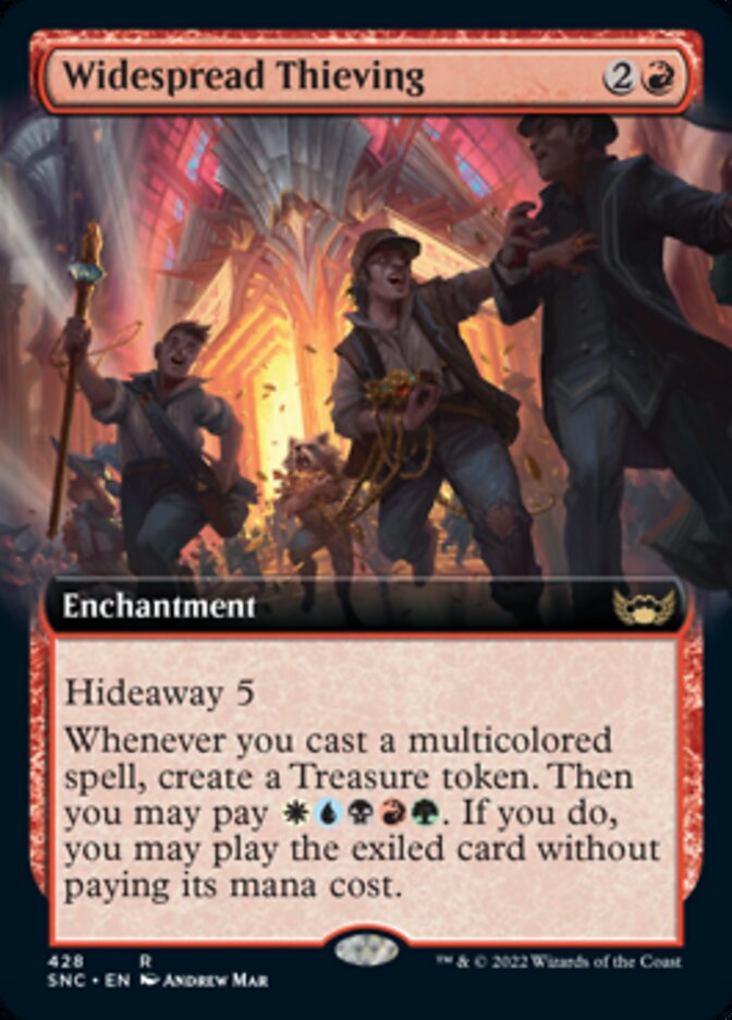 Widespread Thieving (Extended Art) [Streets of New Capenna] | Webway Games